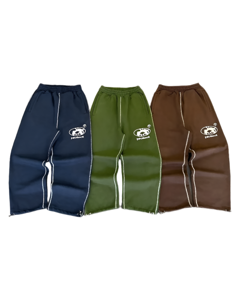 PROTECT Embroidered Y2K Sweatpants