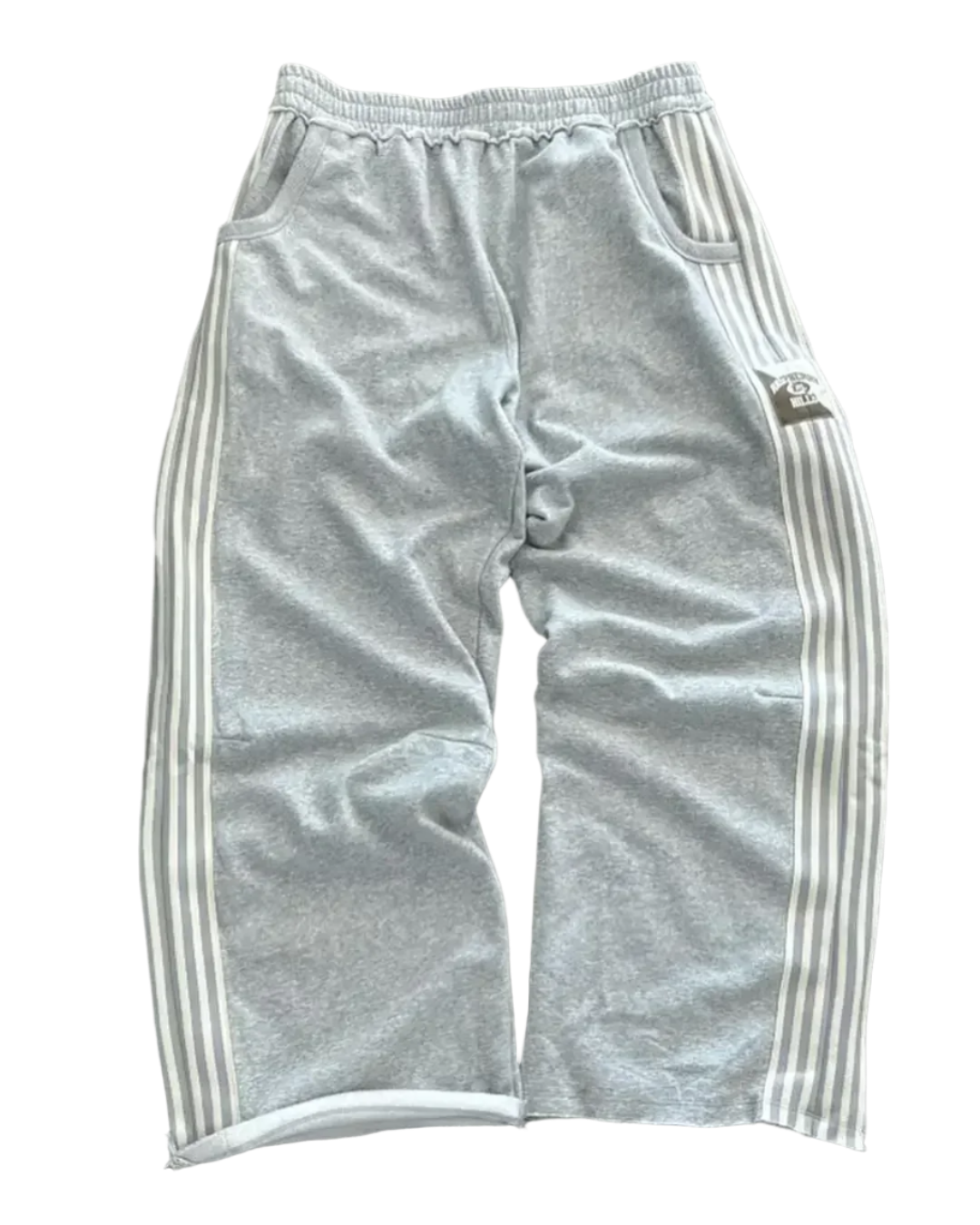 Korean Stripe Baggy Pants Retro