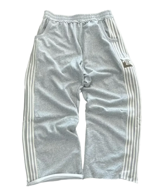 Korean Stripe Baggy Pants Retro