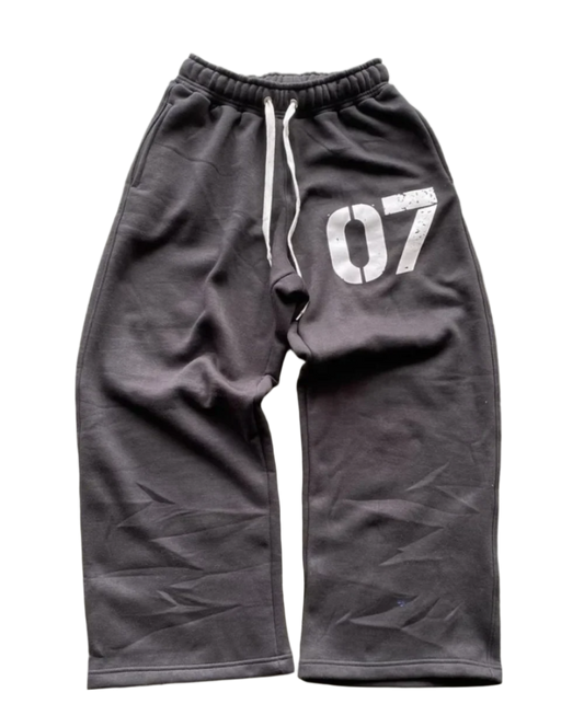 Y2K 07 Patch Sweatpants